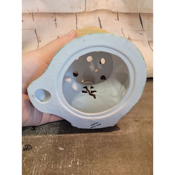 Ceramic Easter AS IS mushroom tea light house holder Decor figure - Picture 6 of 7